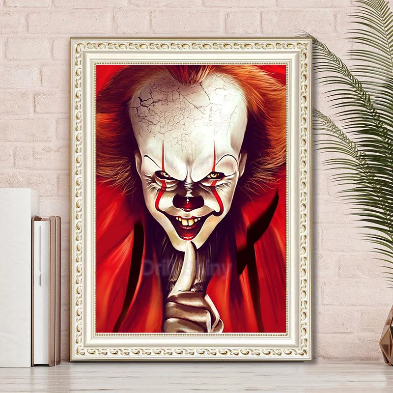 5D-DIY-Diamond-Painting-IT-horror-movie-character-Evil-clown-3D-Diamond-Embroidery-Cross-Stitch-Needlework (1)