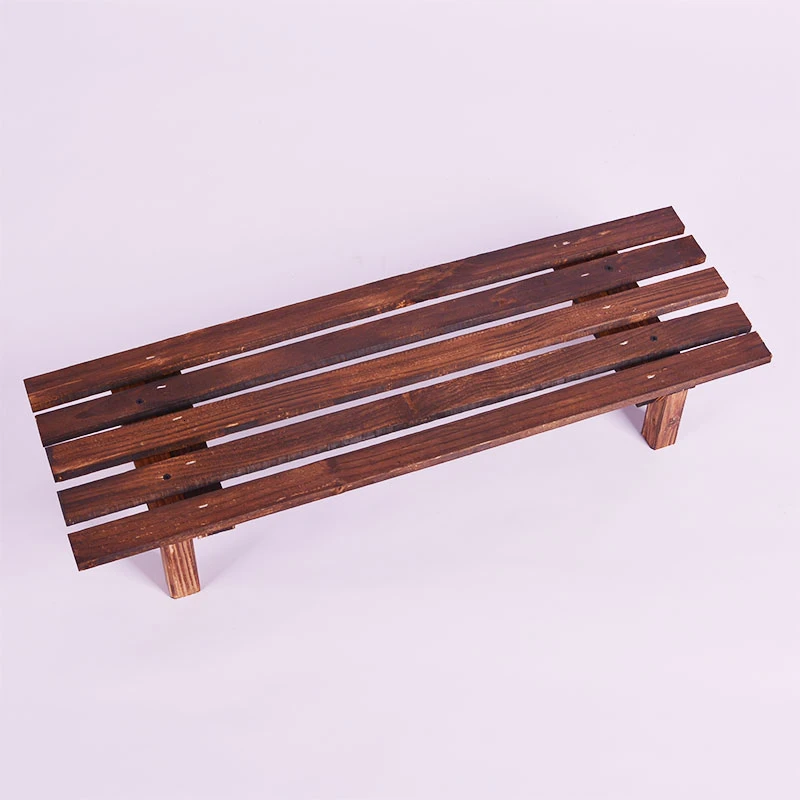 

Wood Flower Rack Monolayer Flower Several Outdoors Balcony Ladder Domestic Foreign Multi-storey