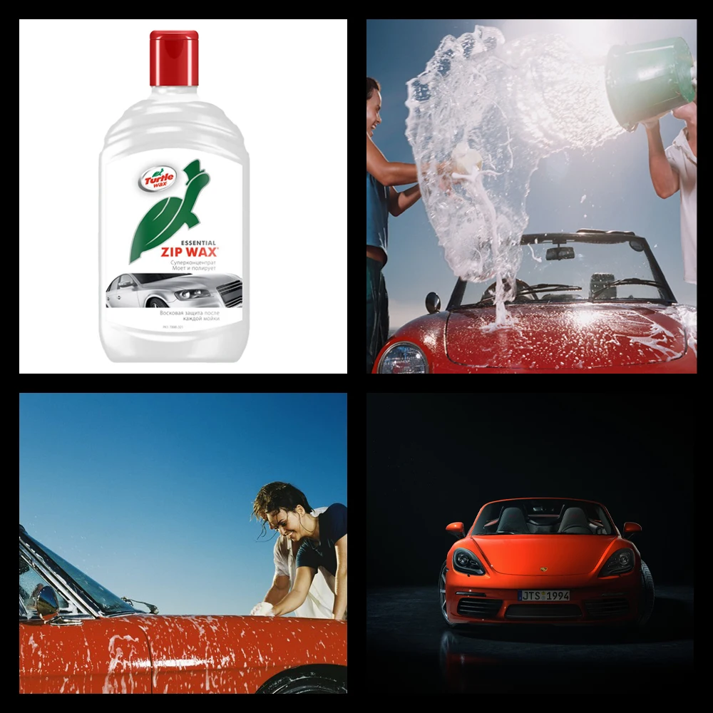 «Автошампунь» ZIP WAX 500 мл Или 1 литр Tutrle Wax FG6516 52891
