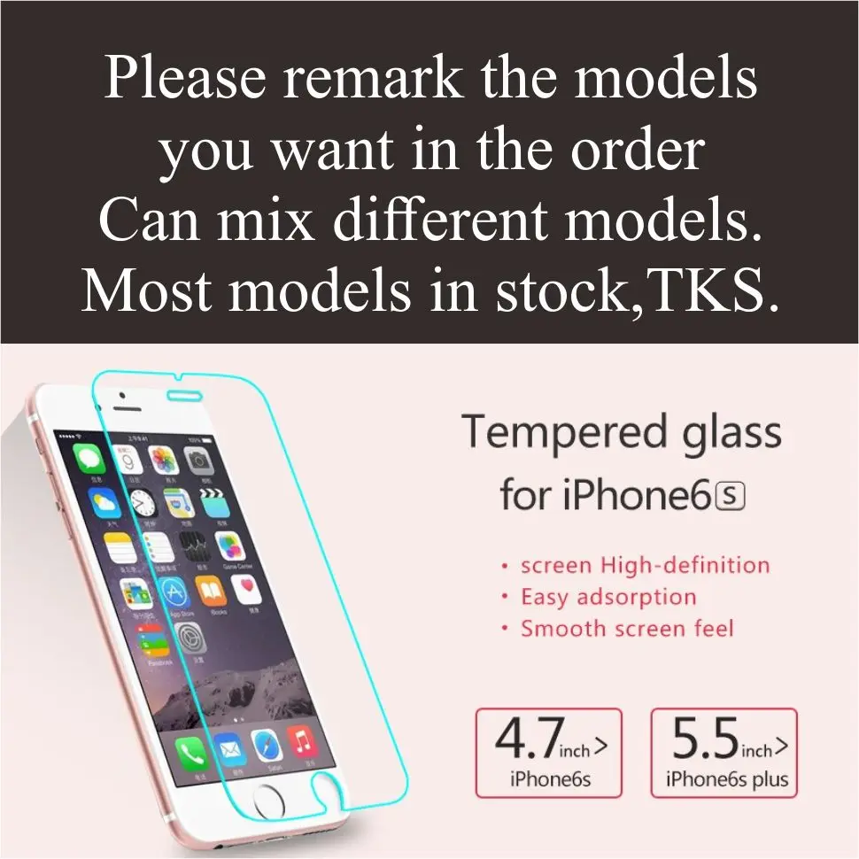 0,26 мм 2.5D 9H протектор экрана из закаленного стекла для iPhone X 8 7 7plus 6s plus 6 plus 6s 6 5s 4S 300 шт без упаковки