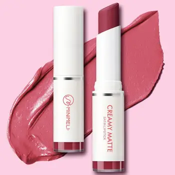 

12 Colors Matte Lipstick Waterproof Batom Moisture Lasting Liquid Kissproof Cosmetic Lipstick Nourish Lip Tint Long Lip Mak C2R8