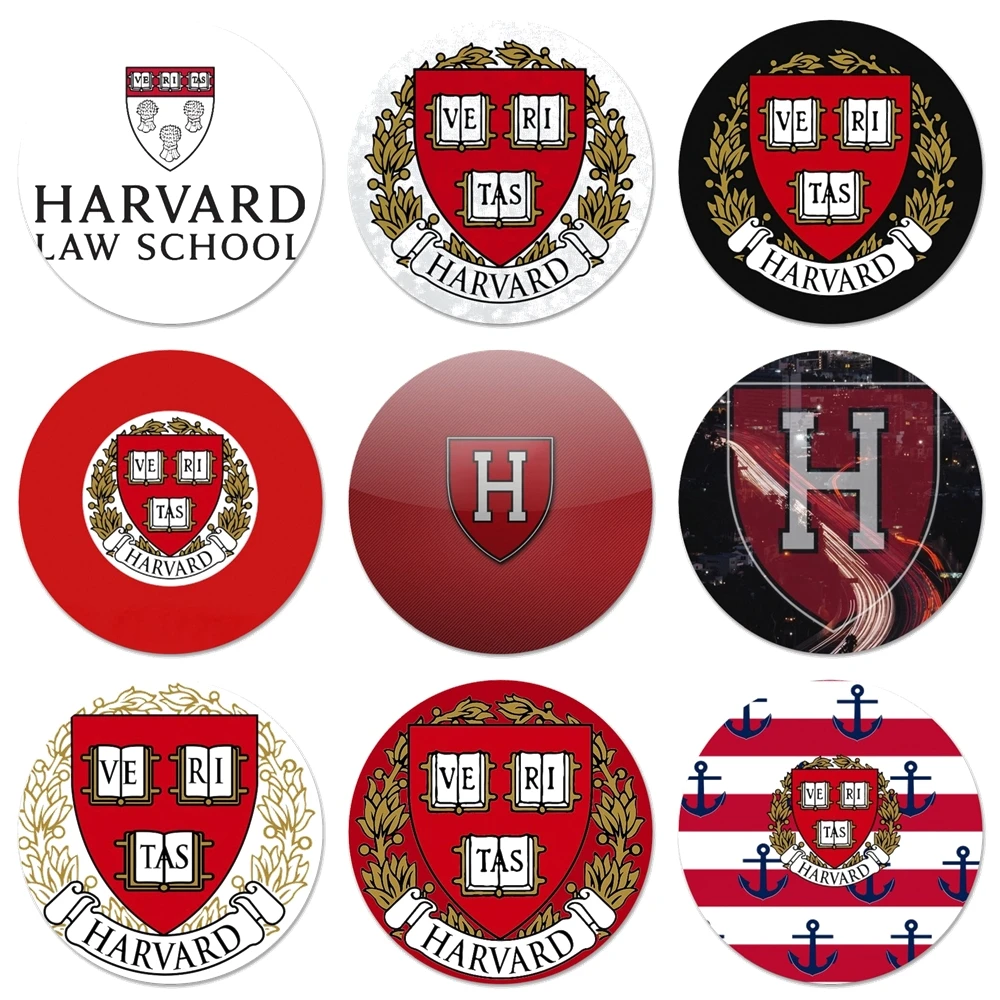 Harvard University Logo Badge Pin Accessories For Clothes Backpack gift 58mm|Badges| -