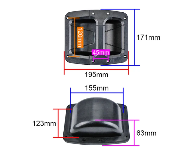 Maniglie Per Altoparlanti Da Palco - 2 Pezzi In Acciaio Per Cabinet Audio Professionali - Foto 10
