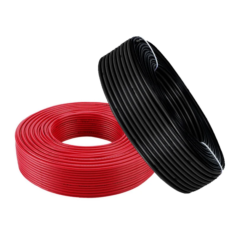 RV Fine-Wire Twisted Copper Wire 2/4/6/8/10AWG PVC 5M Insulated Flexible Soft Single Core Multi Stranded Cable 1 Meter