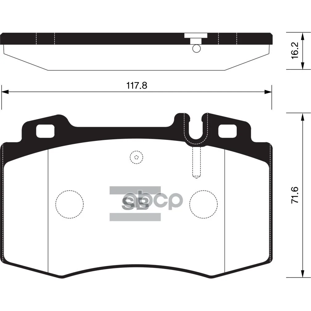 Sp2193_колодки Дисковые П.! Mb W220/W211 02 Sangsin Brake Sp2193 Sangsin brake арт. SP2193