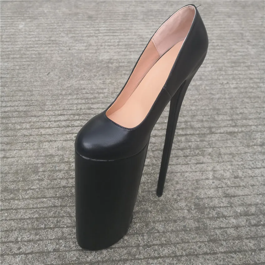 Женские пикантные туфли-лодочки с круглым носком; Туфли на очень высоком каблуке и платформе; летние модельные туфли для стриптиза; обувь для вечеринок; женская обувь; Zapatos De Mujer