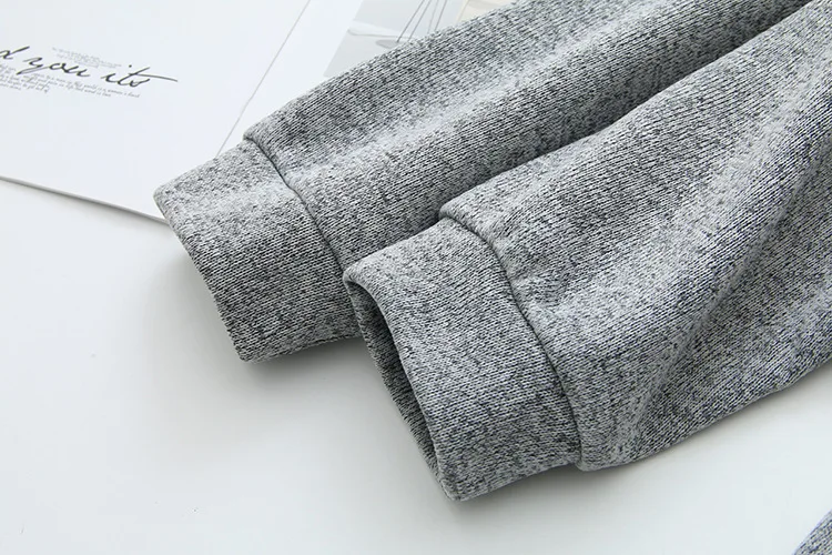 Blvyisla, XXXXL, XXXL, свободный трикотажный флисовый пуловер с длинным рукавом, серый пуловер с капюшоном, толстовки, женские стильные топы с капюшоном Boyfriend