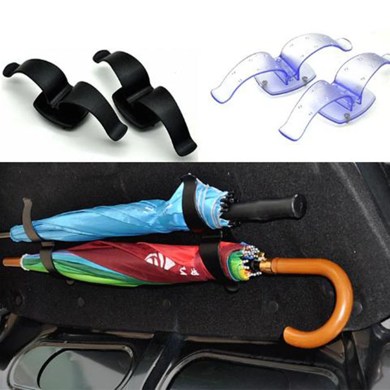

2 universal car trunk mounting bracket umbrella stand closed with screw umbrella fixed clip auto parts