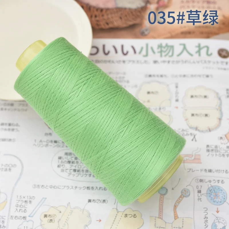 Liuqing нить 3000 ярдов высокоскоростная швейная нить полиэстер швейная нить тип ручная линия 402 вышивка - Цвет: 35 2580
