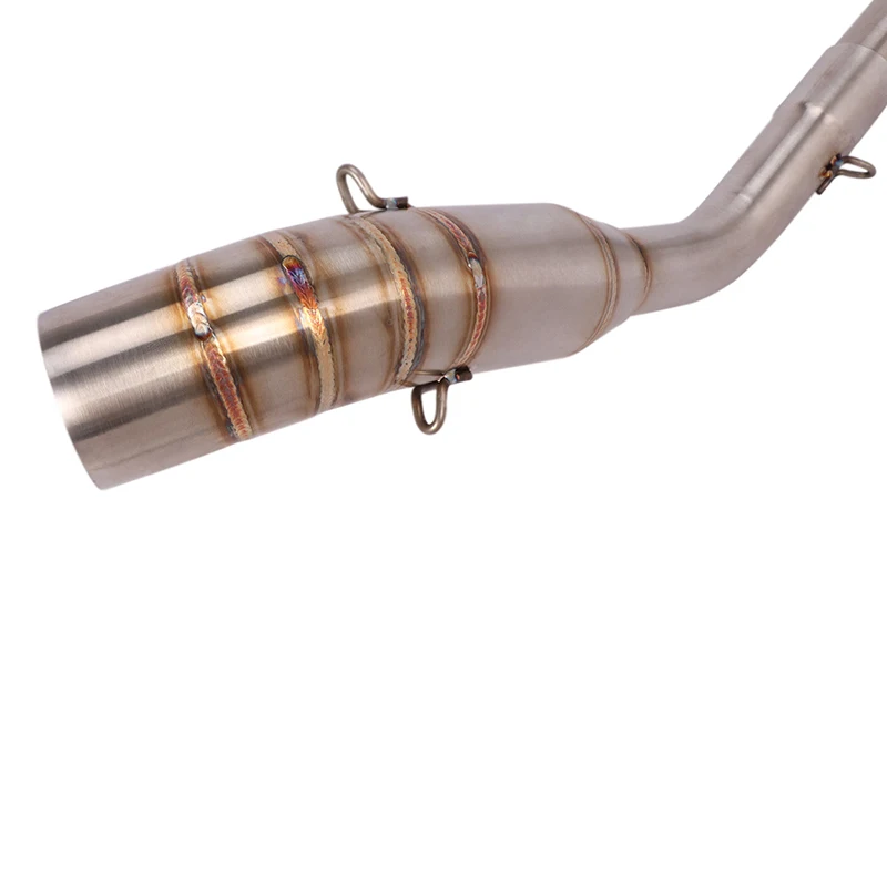 Slip On Motorcycle Exhaust Front Link Pipe Head Tube Stainless Steel Exhaust System For Kawasaki Z125 Until 2018 - Image 5