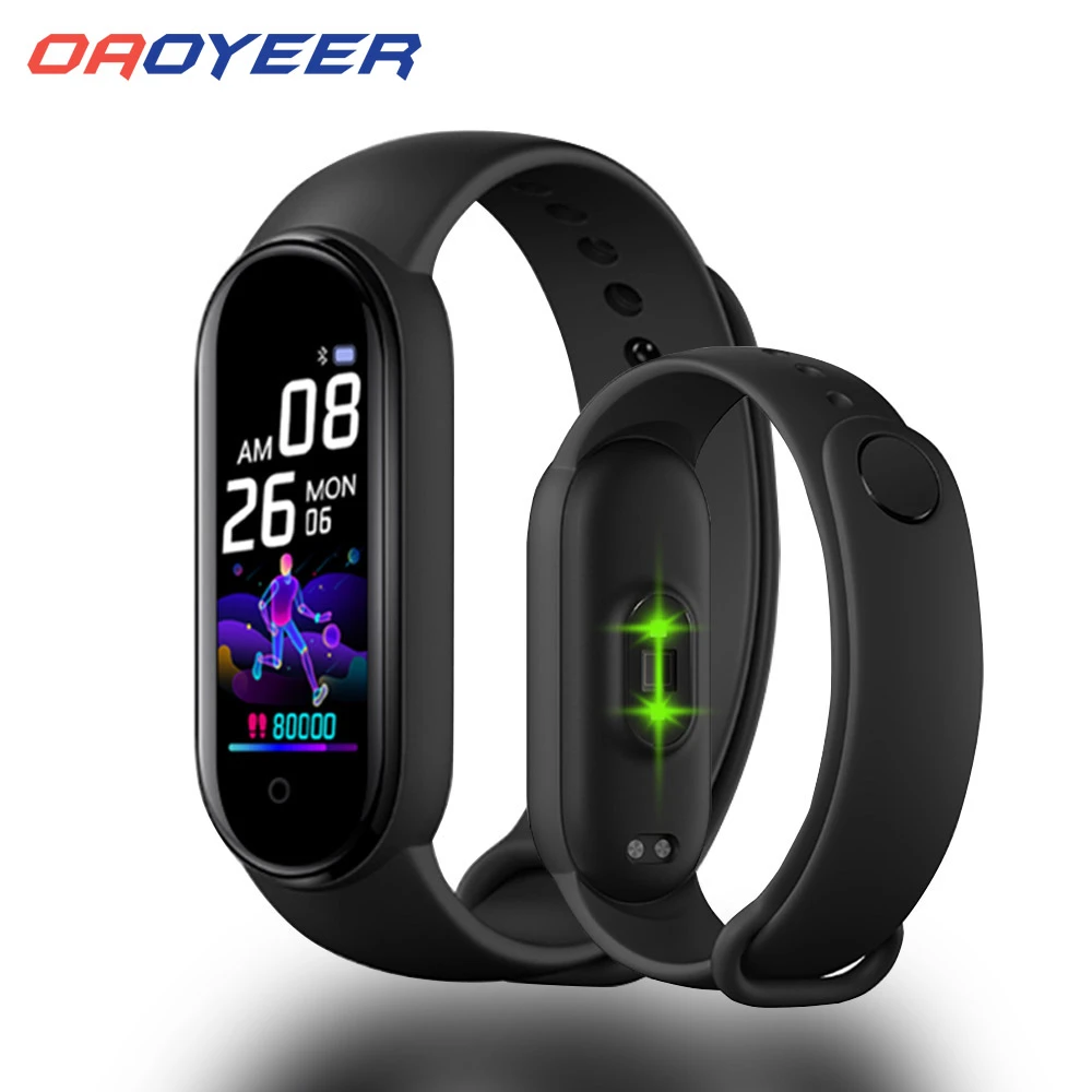 smart bracelet sport blood pressure heart rate monitor