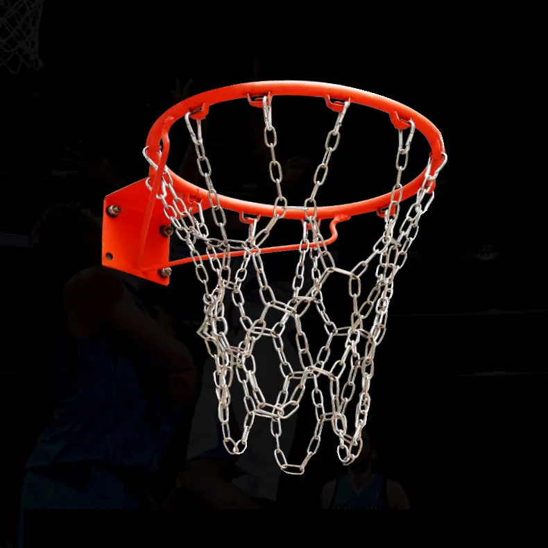 Metal Basketball Net Classic Sport Steel Chain Basketball Net