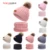 2019 теплая шапка бини для девочки кольцо шарф помпоны зимние шапки вязаные шапки шарф 2 шт. модная зимняя шапка шарф комплект для ребенка - изображение