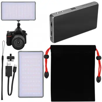 

Photograph studio light Ra96+ RGB 2500-8500K Stepless Dimming LED Light Video Lamp Camera Fill Lights Type-C Port ring light led