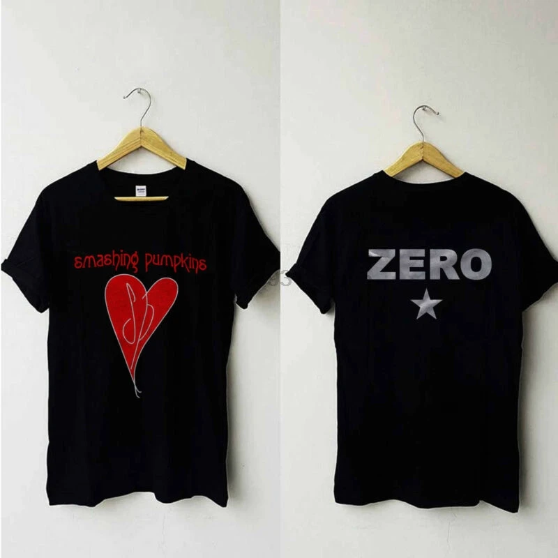 Винтажная футболка с надписью Smashing Pumpkins Zero 1995 Mellon Collie reprint Размеры S до 3XL| |