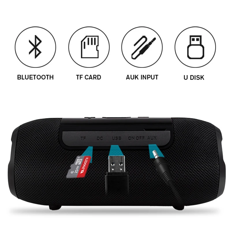 NBY портативный Bluetooth динамик беспроводной стерео громкоговоритель звук системы