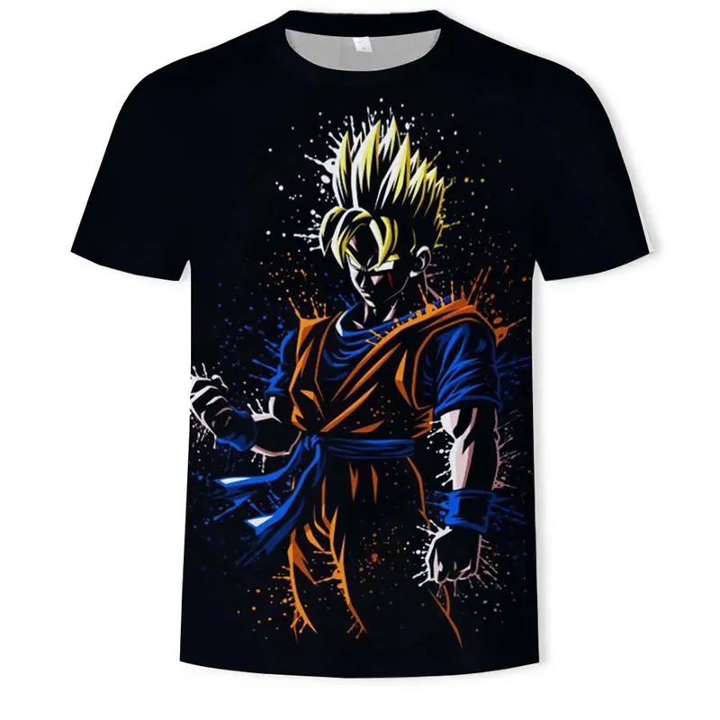 Новинка 2019 Мужская 3D футболка Dragon Ball Z Ultra Instinct Goku Super Saiyan God Blue летняя с принтом