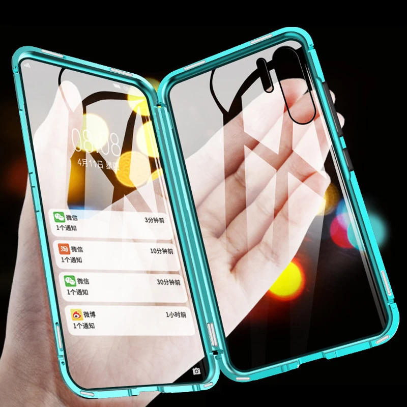 Магнитный флип-чехол на 360 ° для huawei P30 Pro Lite, двухсторонний ...