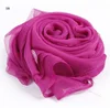100x170cm Women 100% Natural Silk Scarf Shawl Female Pure Silk Scarves Wraps Solid Color Plus Size Shawls Long Beach Cover-ups 5
