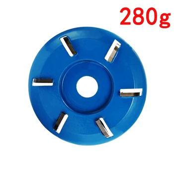 

Wood Carving Cutting Disc 3/4/5/6T Arc/Flat Wood Shovel Plate Milling Cutter Cutting Tool for 16mm Aperture Angle Grinder
