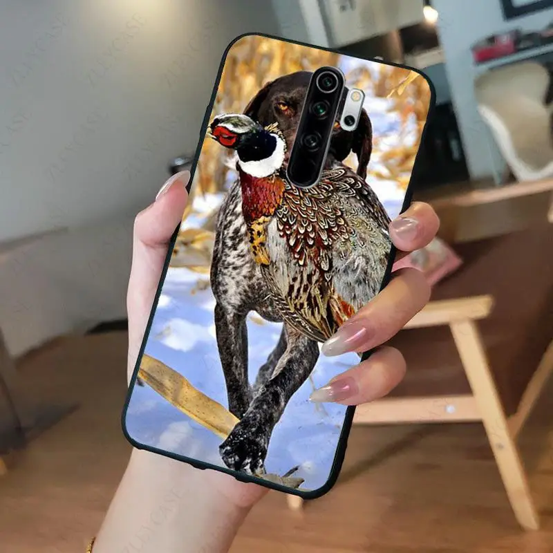 Hunting Dog Black Soft Shell Phone Cover for redmi note8pro note7 note5 note6pro 7A 8A 8 note9s Note 8t note9pro Coque Shell 