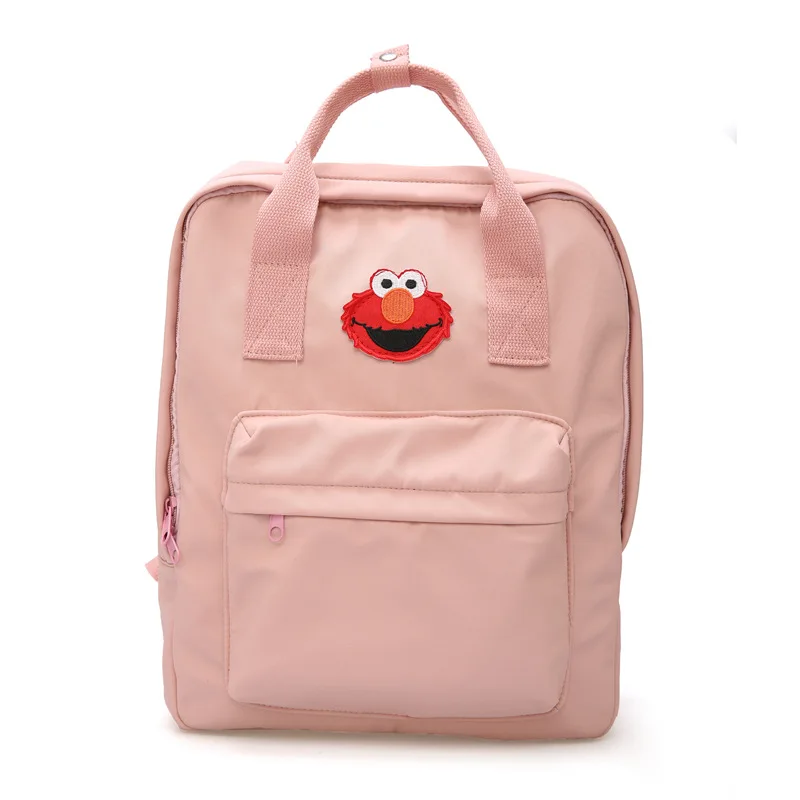 Японский Harajuku водонепроницаемый нейлоновый рюкзак женский корейский студенческий школьная сумка, очаровательные рюкзаки для путешествий с мультяшным принтом повседневные сумки для книг - Цвет: pink