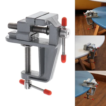 

Portable New Mini Aluminum Alloy DIY Jaw Bench Clamp Drill Press Vice Micro Clip for Clamping Table / Water Pump Tools