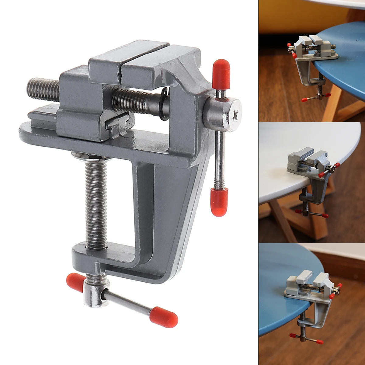 Details about   DIY Mini Jaw Bench Clamp Drill Press Vice Micro Clip For Clamping Table Tool