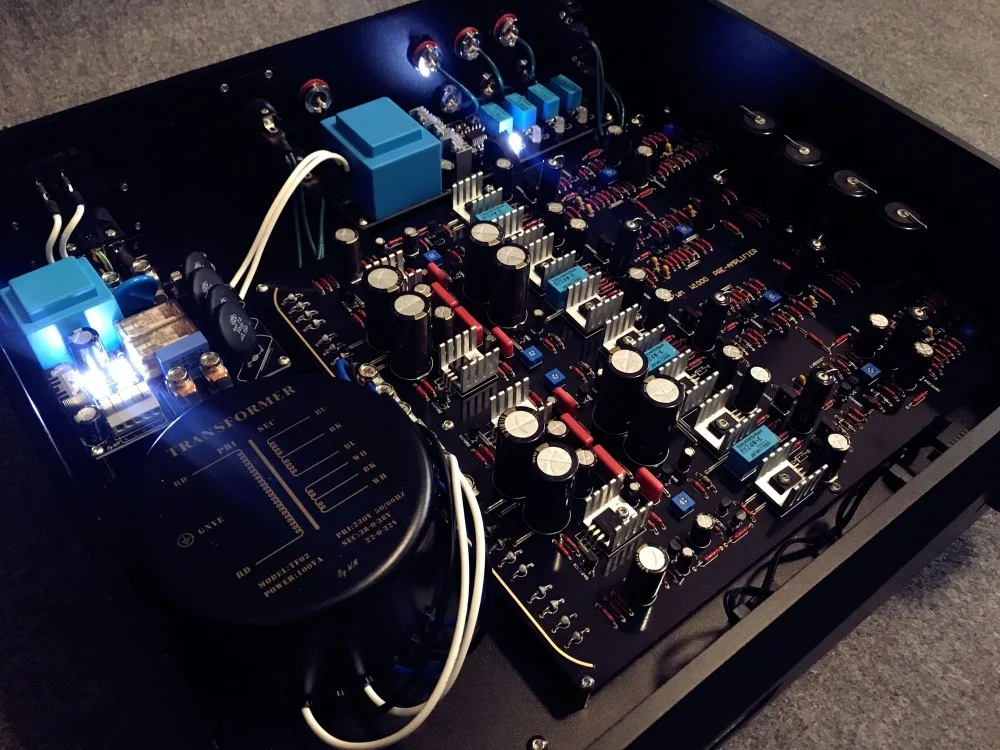 W1000 конечная сбалансированная preamp с oled-дисплеем готовая машина/с пультом дистанционного управления