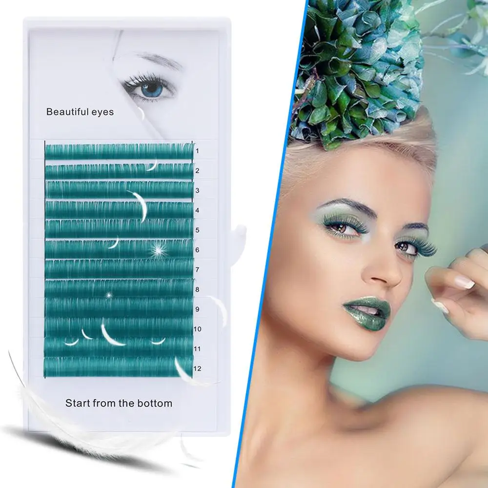 

Wendylashes C/D 0.07 8-13mm false lashes Multicolor color eyelash individual colored lashes Faux volume eyelash extensions
