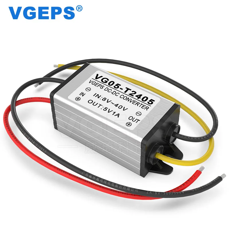 12 V 24 to 5V 1A понижающий модуль питания 24V DC преобразователь 12V регулятор