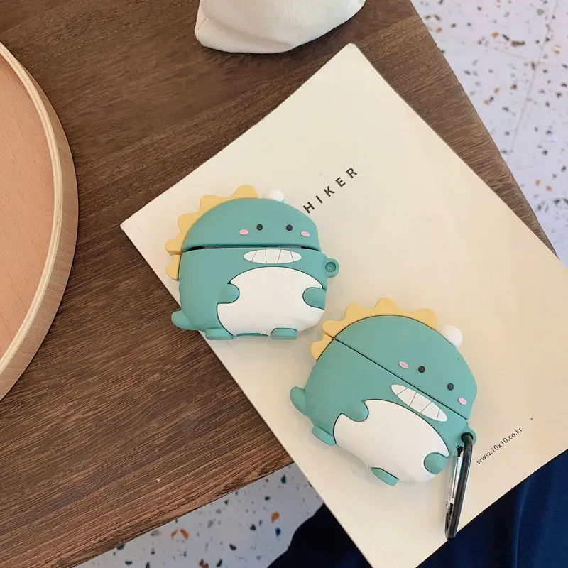 3D чехол для наушников для Airpods Pro чехол силиконовый чехол для наушников с рисунком динозавра для Air Pods Pro 3 чехол Чехол для зарядки