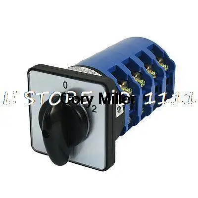  660V 125A 1-0-2 3Positions 3Pole Rotary Cam Universal Changeover Switch