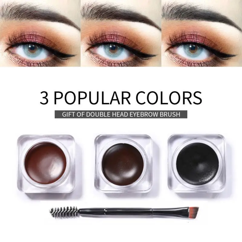 

TEAYASON Eyebrow Shaping Soap Eyebrow Eyeliner Shaping Natural Soap Two-color Eyebrow Cream Wild Eyebrow Cream TSLM1