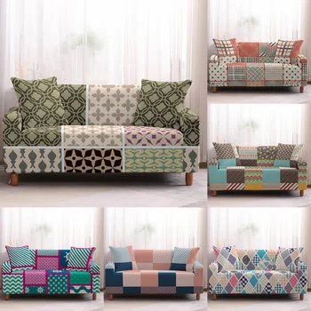 

Geometric Pattern Sofa Cover Sofa Slipcover Sofa for Sofa Towel Living Room Furniture Protective Armchair Couches Sofa 1/2/3/4