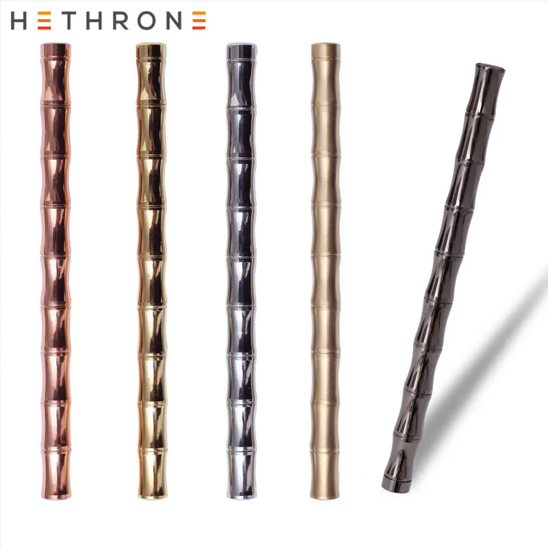 Hethrone Золотая Роскошная металлическая бамбуковая шариковая ручка в форме цветка