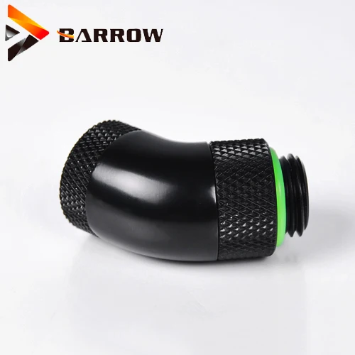 

2pcs Barrow G1/4'' 45 degree Rotary Fittings with compression Adapter cooling pc gadget Gold Black White Silver ,TWT45S-V1
