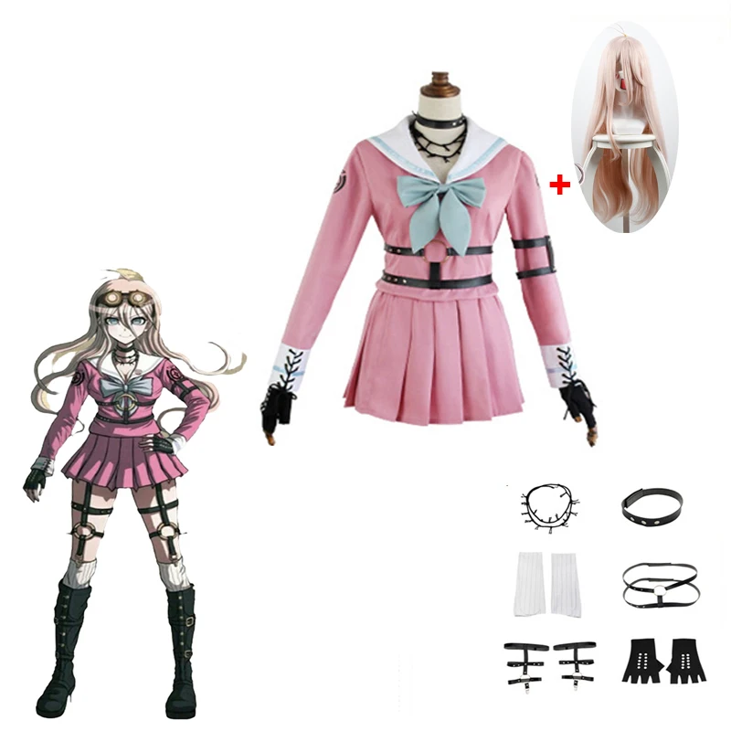 Костюм для косплея Danganronpa V3: Killing Harmony униформа из аниме ирума Миу на Хэллоуин| |
