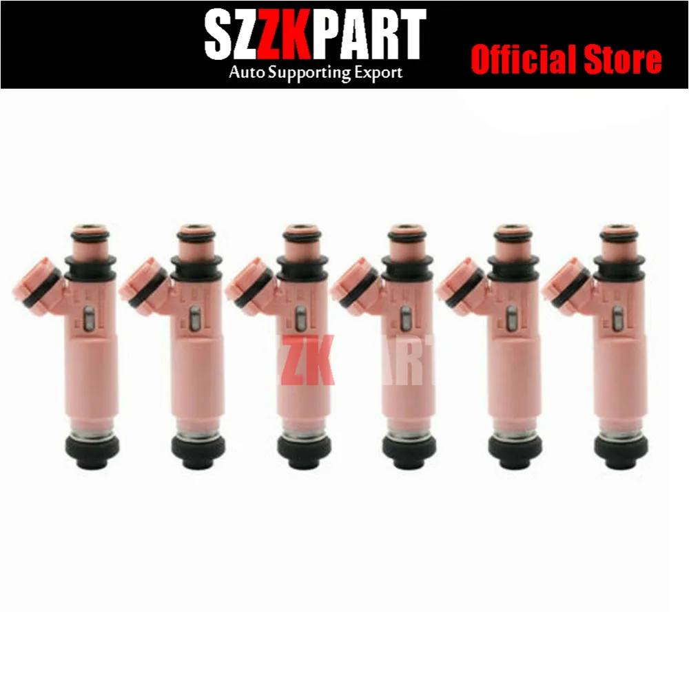 

6pcs 195500-4140 MR507376 fuel injector for Mitsubishi Pajero Sport 6G72 3.0 V6 V73