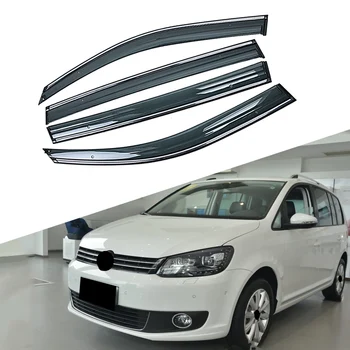 

For VOLKSWAGEN VW Touran 2003-2010 Car Window Sun Rain Shade Visor Shield Shelter Protector Cover Trim Frame Sticker Accessories
