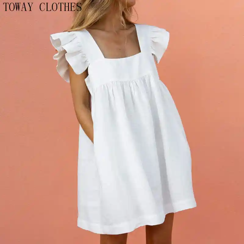 ruffle sundress