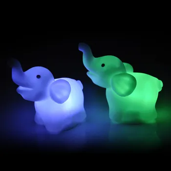 

Elephant Shape Color Changing LED Night Light Lamp Wedding Party Decor Nightlight LED Luminaria Lamp Light Bedroom Lighting