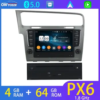 

8'' PX6 4+64G Android Car Multimedia Player For VW Volkswagen Golf 7 GPS Navigation Bluetooth 5.0 Tethering 4G LTE Carplay Radio