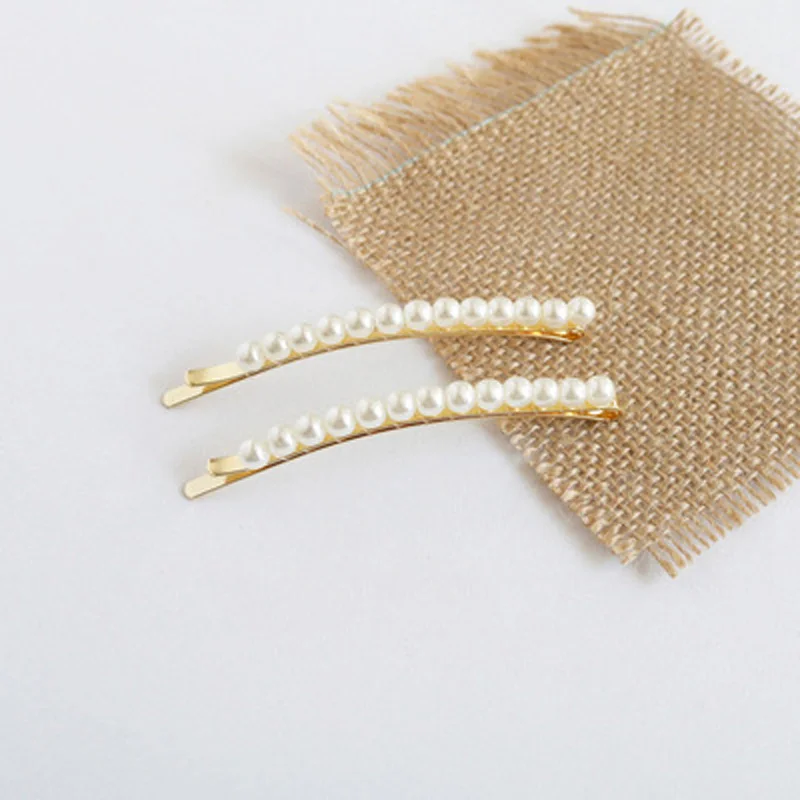 1PCS F0429 Модные жемчужные заколки для волос для женщин, элегантный корейский дизайн, заколка для волос, заколки для волос, женские заколки, аксессуары - Цвет: 1PCS F0429