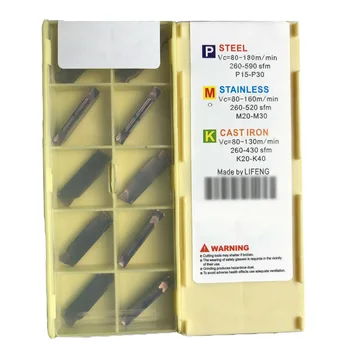 

10pcs MGMN 300-H LF6018 CNC Grooving Carbide Insert Blade For Stainless Steel