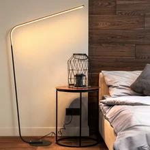 Скандинавский простой светодиодный напольный светильник, стоячий светильник для гостиной, алюминиевый, для гостиной/спальни, стоячий светильник, Lamparas, для дома, для помещений