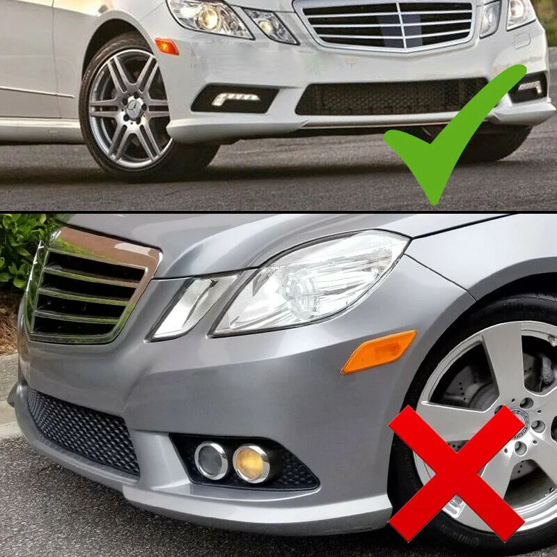 Левый и правый дневные ходовые огни светильник Светодиодный драйвер для Mercedes W212 E300 E350 E500 E550 09-13 2128200756 2128200856