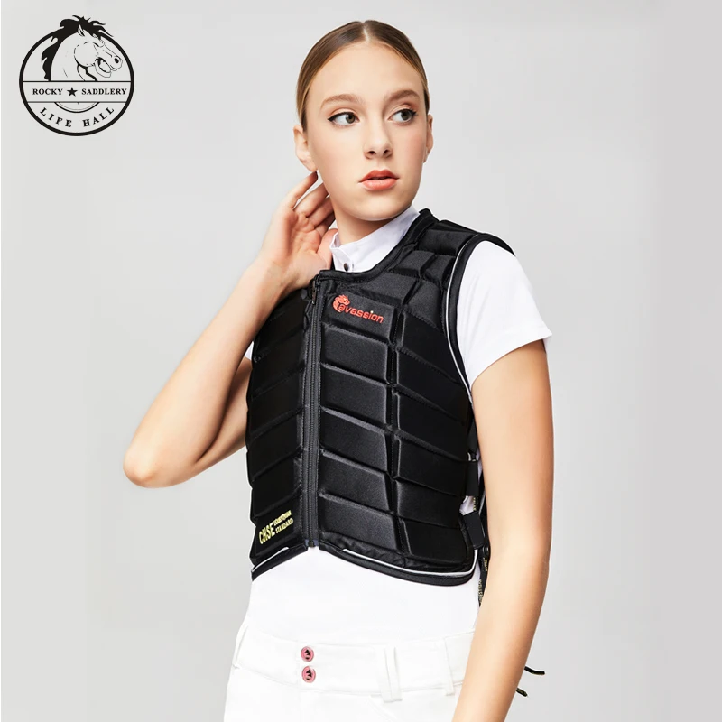 Cavassion Protective vest Thickened equestrian armor Equestrian riding safety body protector horse riding vest equestrian body 4