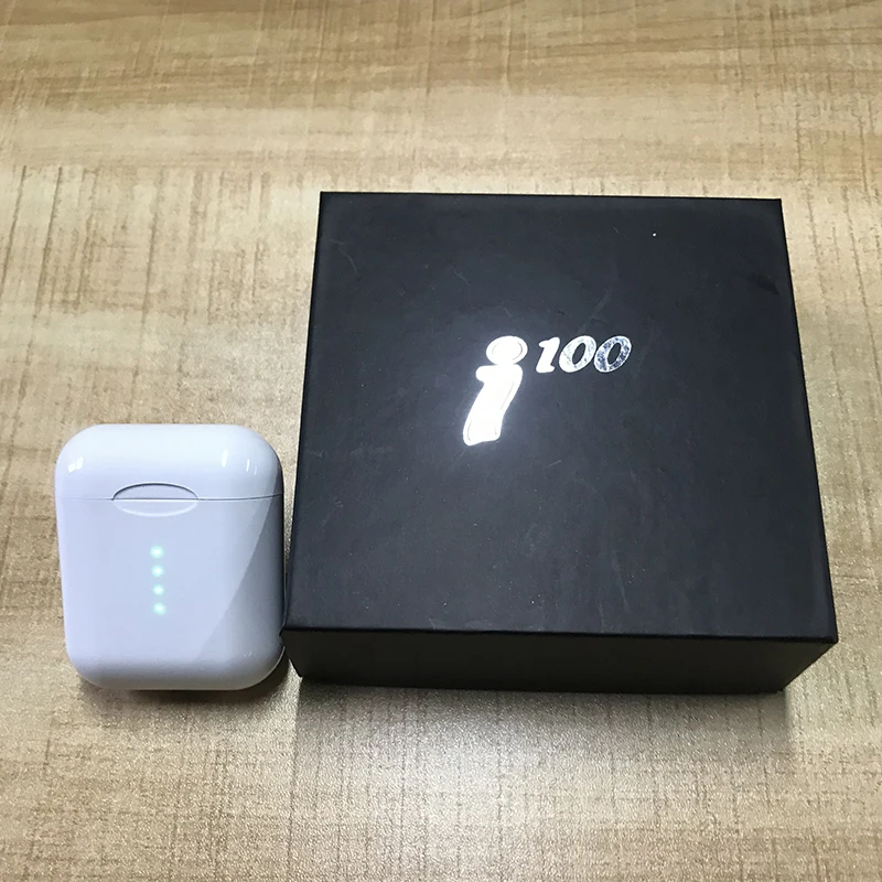 I100 TWS Bluetooth 5,0 наушники для iPhone huawei с беспроводной зарядкой настоящая батарея PK i20 i30 i60 TWS i80 i90 i100 i200TWS