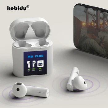 

kebidu M6 PLUS Wireless Earphone TWS Wireless Headphones with Dual MIC Sport Bluetooth Headsets For iPhone Huawei Xiaomi Redmi
